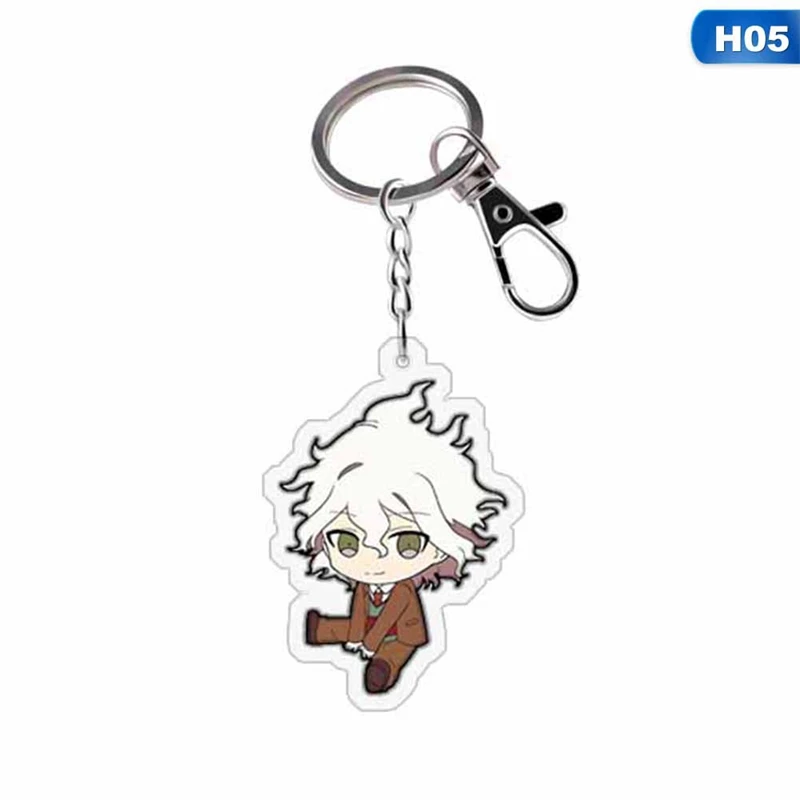 Аниме данганронпа Dangan Ronpa Komaeda Nagito акриловый брелок в виде фигуры брелок украшение Коллекция Модель игрушки Косплей - Цвет: H04