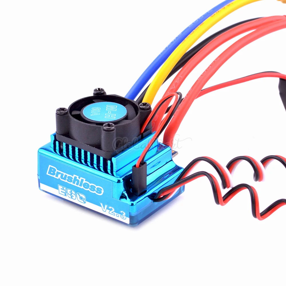 3650 3900kv 4300kv бесщеточный двигатель/45A 60A 80A 120A бесщеточный ESC электрический регулятор скорости пыленепроницаемый для 1:10 1/10 RC автомобилей