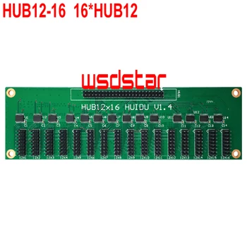 

HD HUB12-16 adapter card 16*HUB12 Support Single & Dual color LED display module Only support HUIDU card