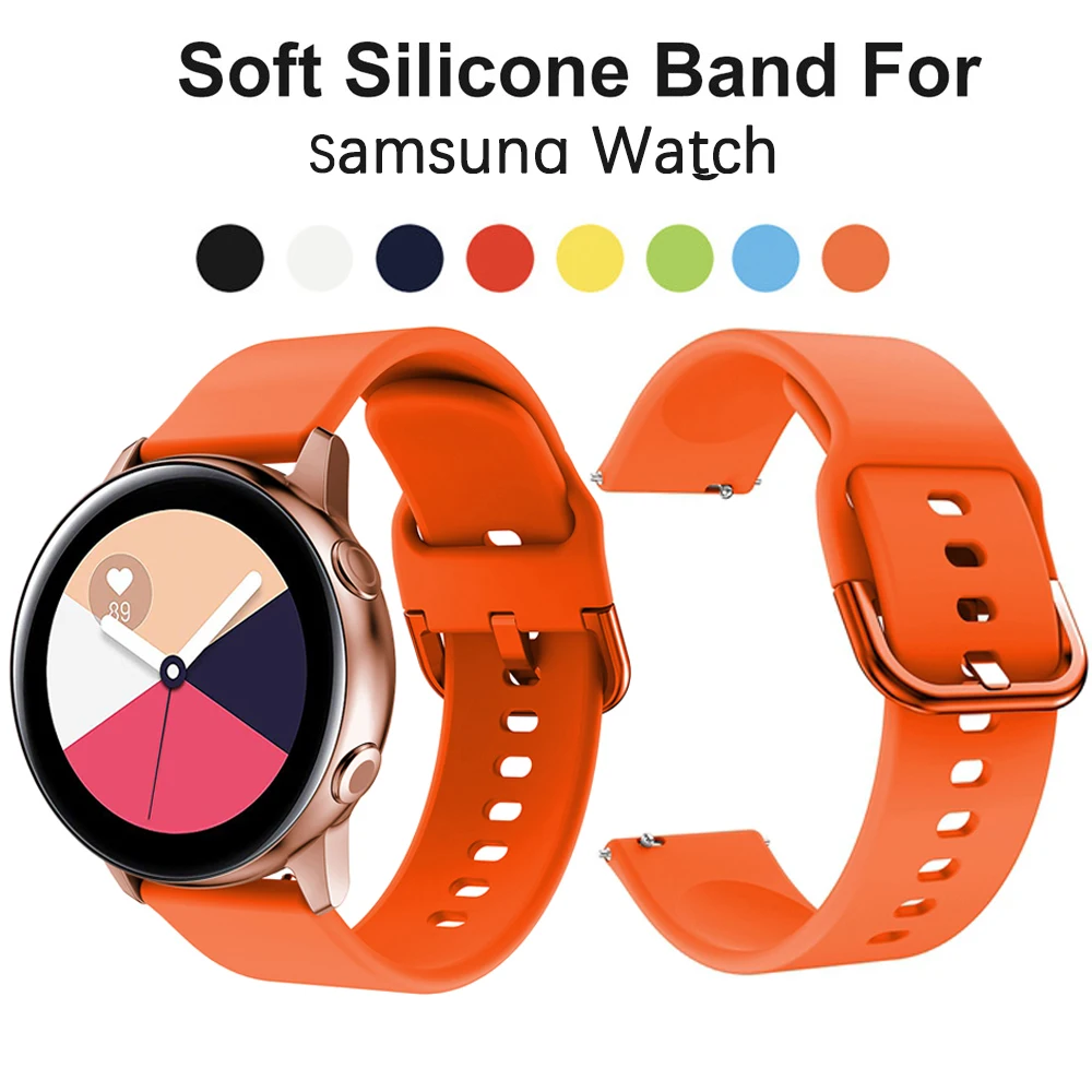 Ремешок классический для Samsung Galaxy Watch 42 мм active 2 спортивный смарт браслет Huawei pro