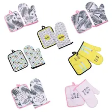 Кухонная Накладка для приготовления пищи, микроволновая печь для выпечки, кастрюля, перчатка, антигорячий 72XF