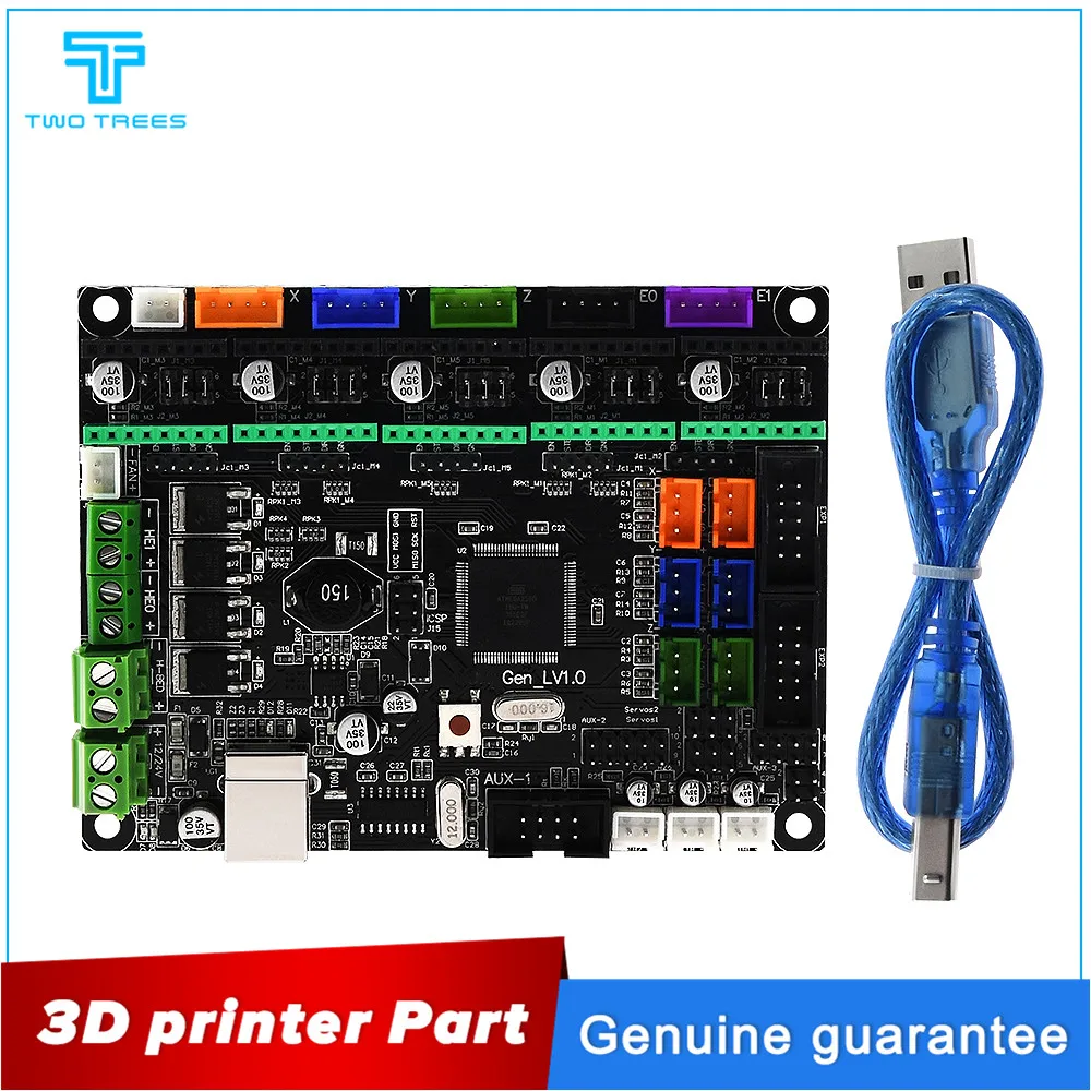 

MKS Gen L V1.0 Integrated control PCB Board Reprap Ramps 1.4 support A4988/DRV8825/TMC2208/TMC2130 Driver For 3D Printer parts
