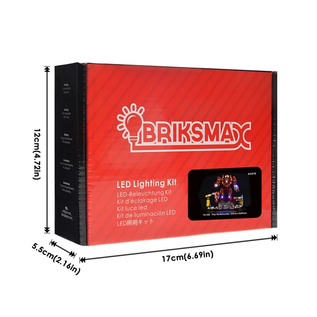 BriksMax Led Light Kit For 76105 Briksmax Light Set