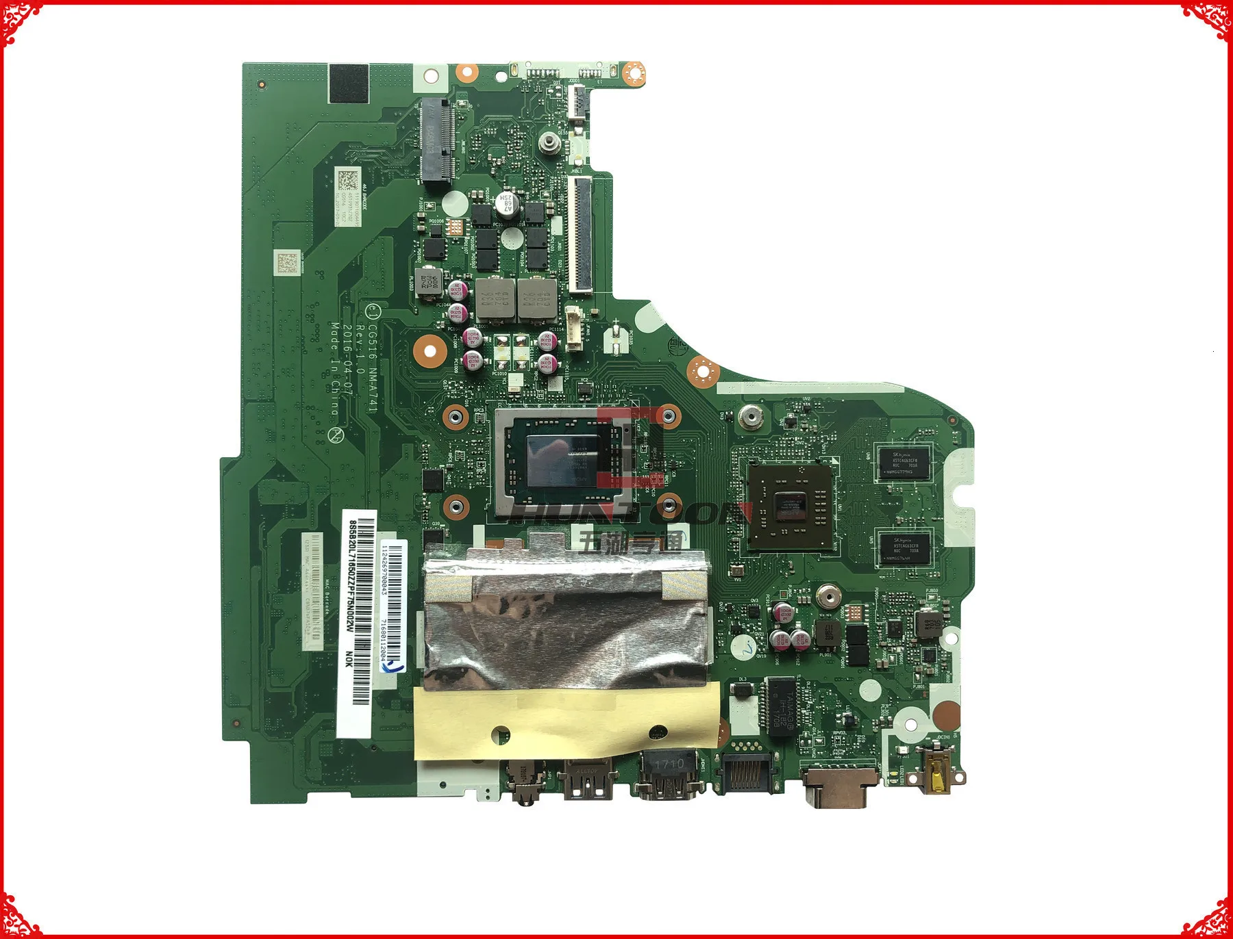 FRU 5B20L71650 For Lenovo Ideapad 310-15ABR mainboard motherboard CG516 NM-A741 A12-9700P 4GB R8 M435DX 2GB Tested
