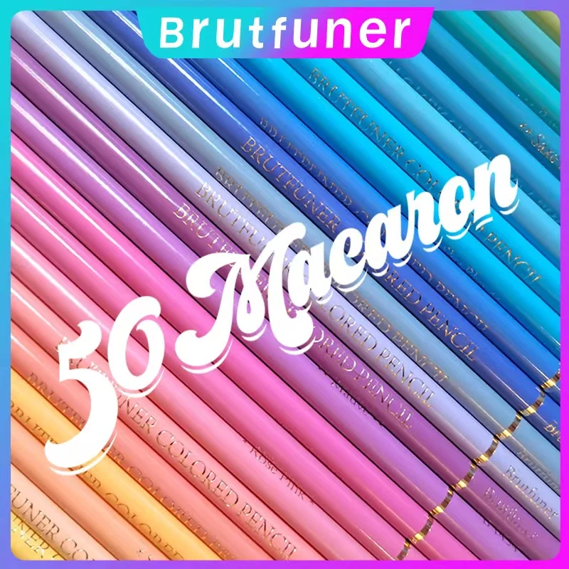 Brutfuner 12/24/50 яркий цвет Макарон масляные пастельные цветные карандаши набор
