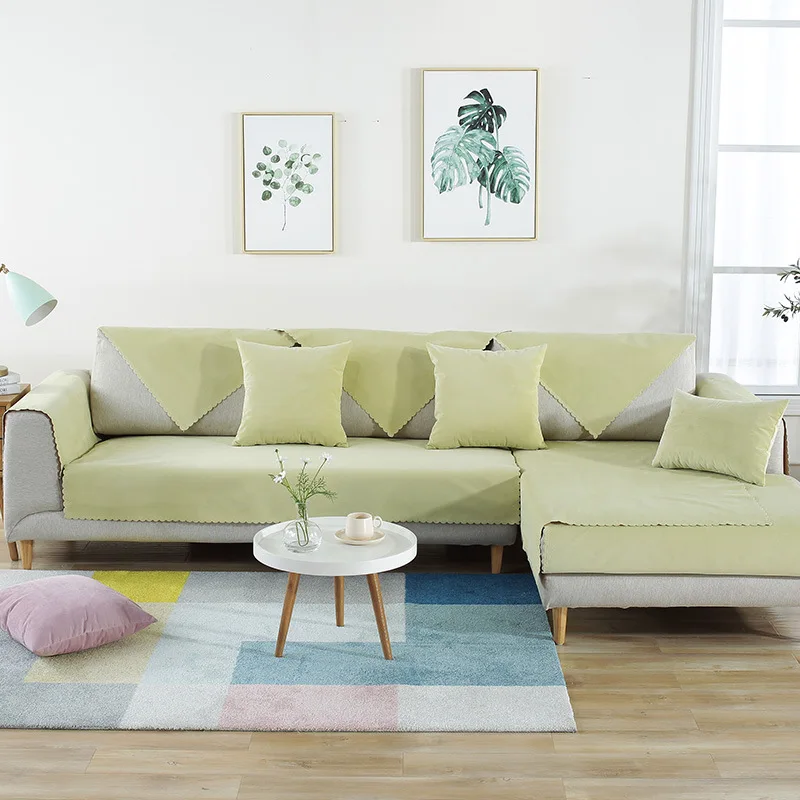

Export Waterproof Separated Urine Sofa Cushion Fabric Four Seasons Universal Anti-slip Leather Cushion Case Cover