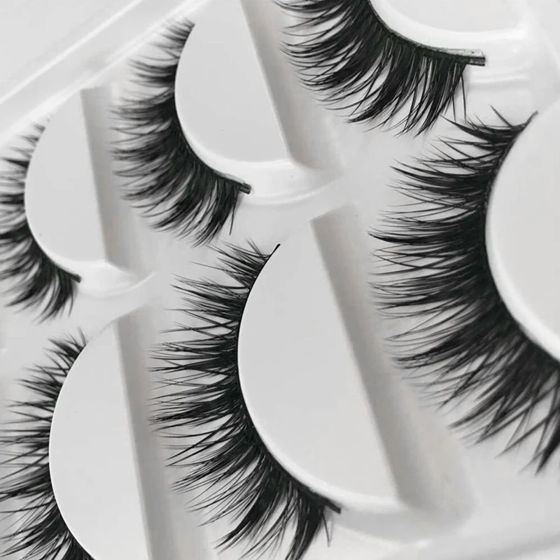 5 Pairs/pack 3d Mink Eyelashes Fur Friendly Styles Mink Lashes Crisscross False Eyelash Hand Made Eye Lashes Makeup Maquiagem 5 Pairs/pack 3d Mink Eyelashes Fur Friendly Styles Mink Lashes Crisscross False Eyelash Hand Made Eye Lashes Makeup Maquiagem