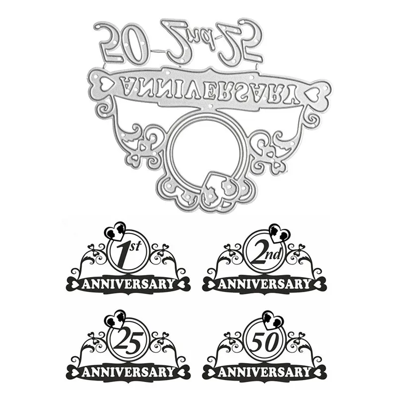  YaMinSanNiO Metal Cutting Dies Celebration Crown Craft Dies Scrapbooking Album Invitation Card Maki - 4.00054E+12