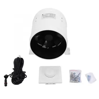 

Ventilation Pipe Fan 6 Inch Attic Gable Dust Fan High Pressure 350 CFM with Adjustable rate Controller AC 220~240V