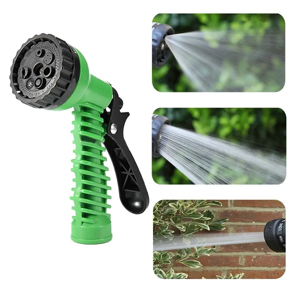 

Adjustable High Pressure Home Garden Lawn Portable Sprinkler Cleaning Sprayer 7 Patterns Nozzle Car Washing Care Watering Hose