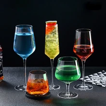 Стекло es, фужеры из светодиодного стекла для виски, коктейлей Стекло домашний ночной бар бокал для вина, кружка стеклянная бутылка виски для воды