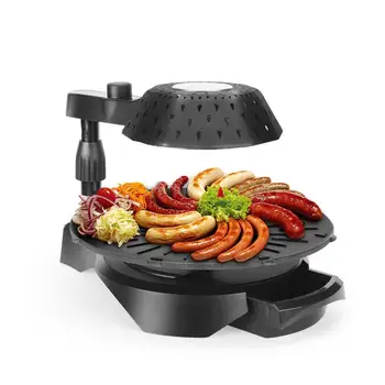

499 Electric grill home infrared barbecue machine smokeless electric baking pan non-stick Korean barbecue pot