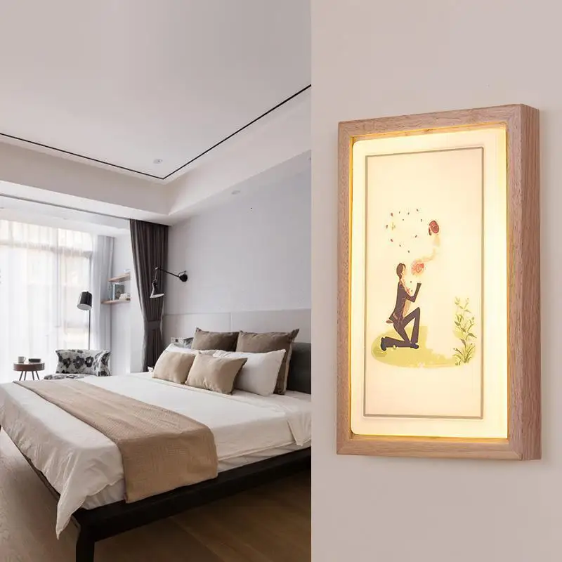 Deco Фреска лестницы Penteadeira винтажная лампа Lampara De внутренняя аппликация Мураль Led Aplique Luz Pared светильник Настенный светильник для спальни
