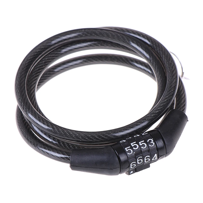 New Code Password Bike Combination Lock Bike Cable Lock Tough Security Coded Steel Wiring Bicycle Safety Lock