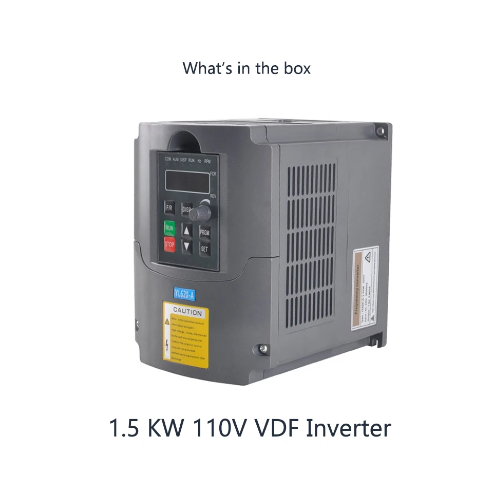 Инвертор 220 кВт 110 В/400 В VFD инвертор Гц 1HP вход 3HP привод переменной частоты для ЧПУ мотор шпинделя фрезерный станок - Цвет: 1.5KW 110V Inverter