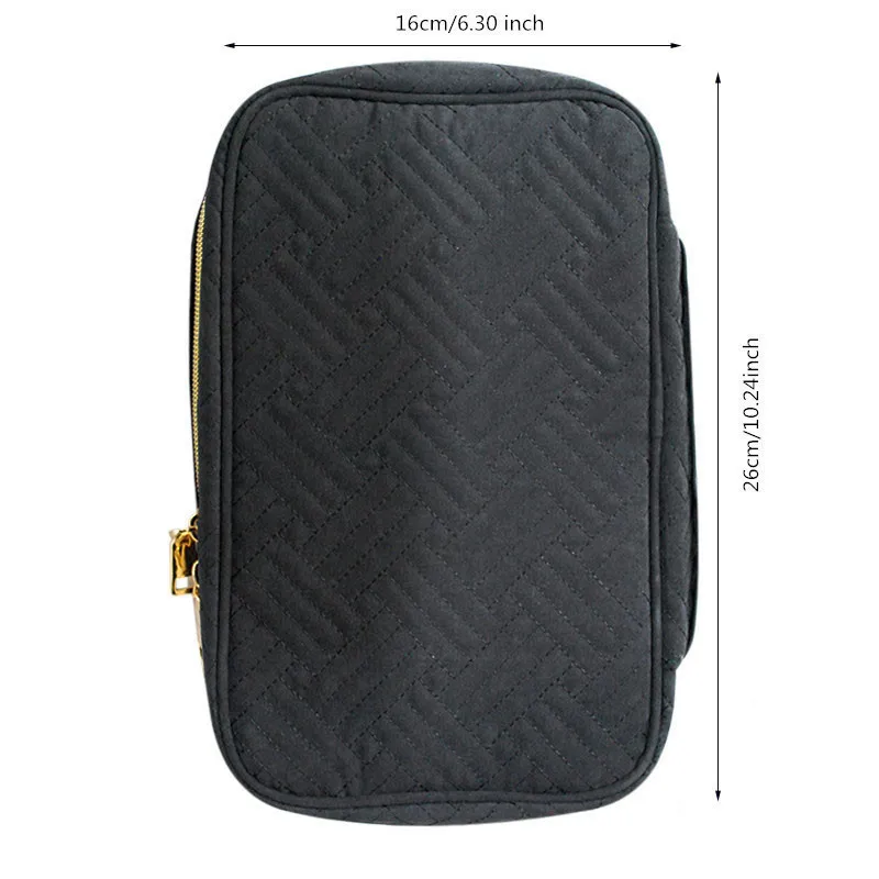 Beste Draagbare Vrouwen Make Up Organizer Sieraden Stud Oorbellen Ketting Ring Armband Tas Reizen Make Up Rits Case Accessoires Benodigdheden