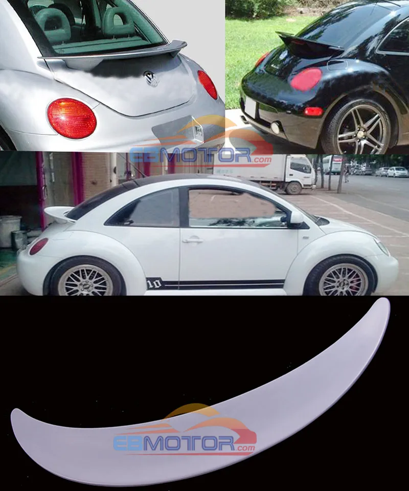 High quality FRP Rear wing primer spoiler for Volkswagen Beetle spoiler