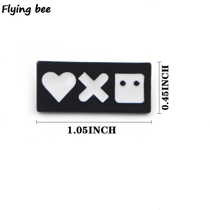 20 шт./партия Flyingbee Love, Death& Robots клевый значек эмалированная булавка для одежды, значок для рюкзака, забавная Милая брошь с отворотом X0406