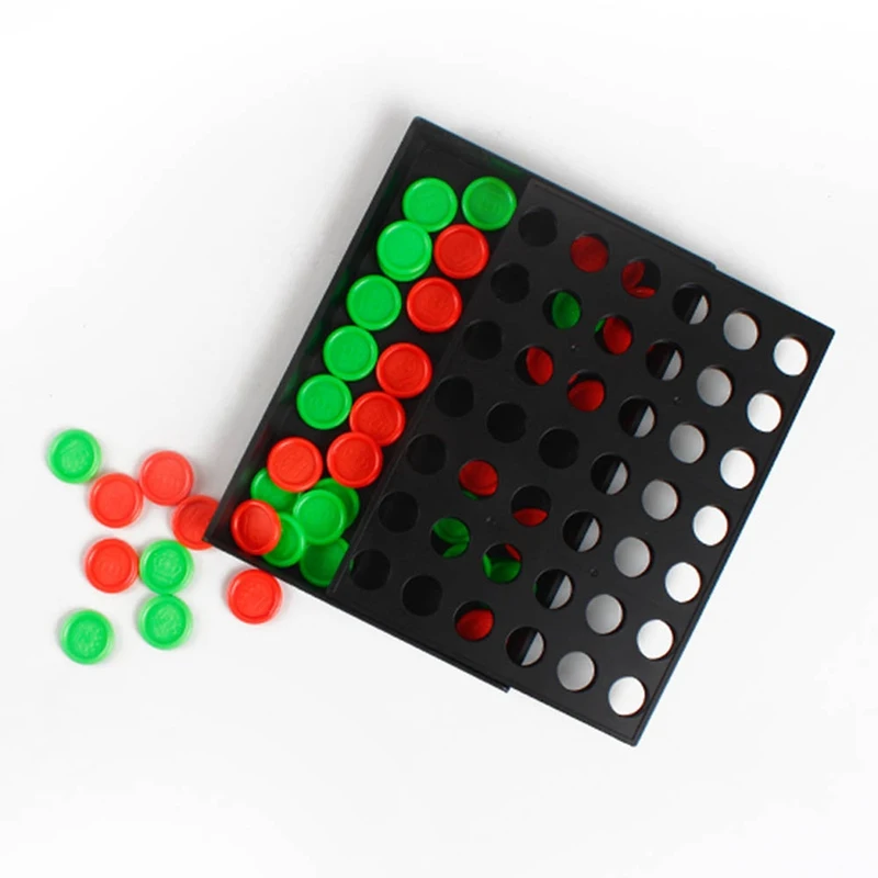 3D Serial Chess Backgammon Children's Educational Toys Four Chess Backagammon Early Game For Children And Adult