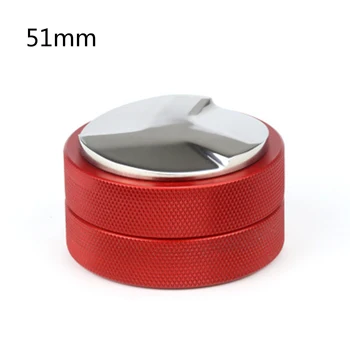 

51mm&53mm Powder Dispenser, Double-layer Adjustable Flat Bottom Powder Press Coffee Tea Espresso Parts 1 Pcs Coffee Distributor