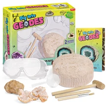 

Break Open Geodes Crystal Cave Excavation Kits Agate Dig Kit Great STEAM Toys for Mineralogy & Geology Enthusiasts Kids Gifts