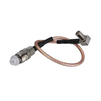 

Superbat FME Female Jack Straight to MS-147 Male Plug Right Angle Pigtail Cable RG316 15cm RF Coaxial Jumper Cable Assembly