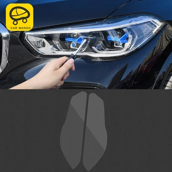 

CarManGo for BMW X5 G05 2019 Car Styling Front Light Lamp Headlight HD Film Protector Cover Trim Sticker Exterior Accessories