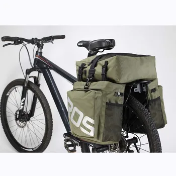 

3 in 1 Bike Rear Seat Bag Rain Cover MTB Road Bike Bag Bicycle Pannier Bike Trunk Bag Waterproof Dust Cover Luggage Carrier Pack