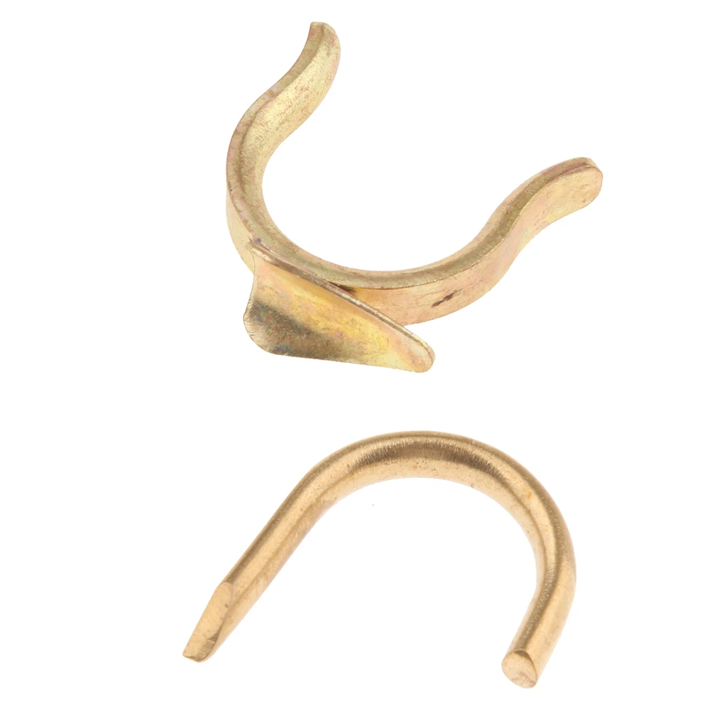 2Pcs Music Instrument Thumb Hook Trumpet Valve Slide Finger for Trumpet Player