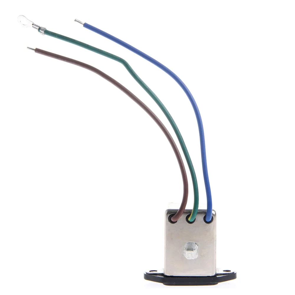 3-контактный Панель крепление фильтр EMI 115/8A 220 В переменного тока, 50/60Hz Мощность фильтр BALnector
