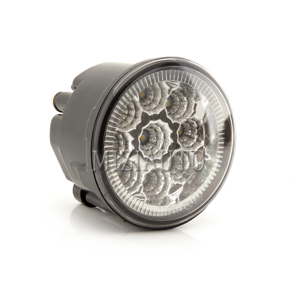 9LED противотуманный светильник для NISSAN X-Trail T31 Vampira Versa Lafesta Presage Rogue 2004- противотуманный светильник E2 12 В автомобиль DRL противотуманная фара в сборе