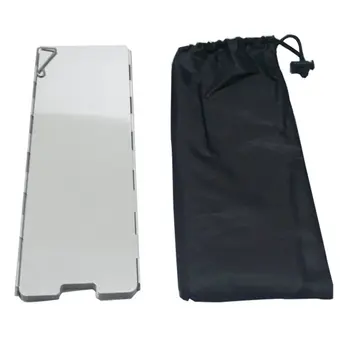 

Enlarged Portable Foldable Aluminium Alloy Windscreen For Camp Stove Ultralight for Outdoor Camping Backpacking