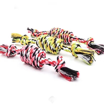 

Knot Cotton Bone Rope 27cm Pet Toys for dog funny Chew Puppy Dog toy Pets dogs pet supplies for small dogs for puppys