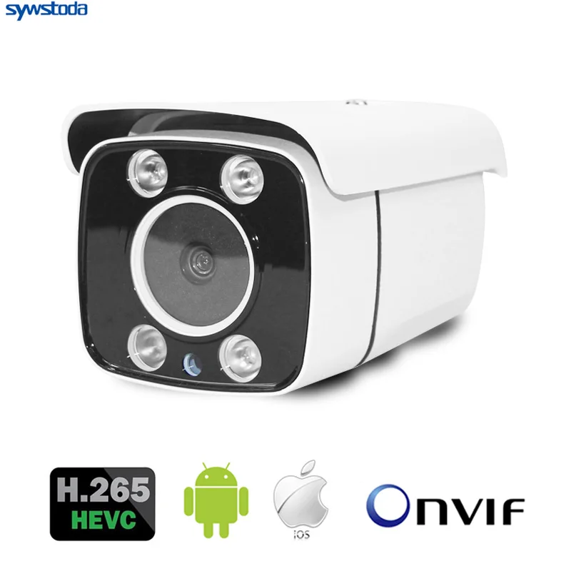 Цилиндрическая IP камера видеонаблюдения H.265 1080P POE ONVIF 2 0 дюйма датчик движения