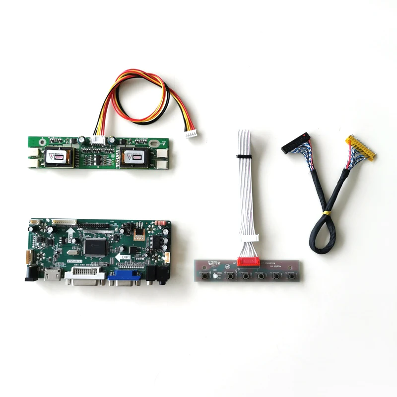 Для CLAA190EA03 CLAA190EA05 M. NT68676 дисплей Контроллер привода карты ЖК-панель LVDS 30Pin CCFL VGA HDMI DVI 1280*1024 1" DIY kit