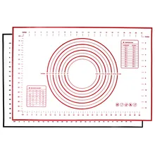 200 шт Силиконовые коврики для выпечки, тесто для пиццы, антипригарный кондитерский коврик с измерением, коврик для помадки, кухонные гаджеты, инструменты для приготовления пищи, формы для выпечки