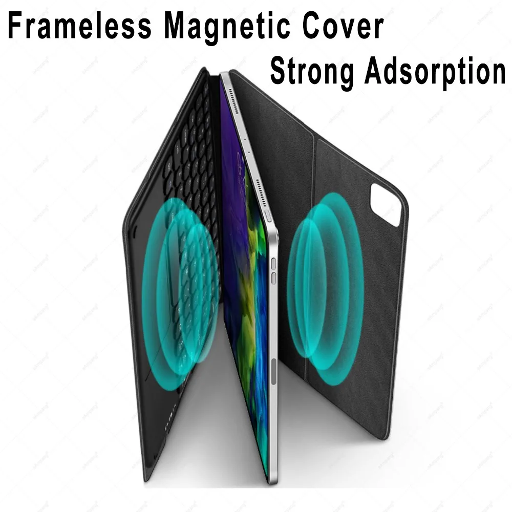 Magnetic Case Keyboard for Xiaomi Pad 5 Pro Case 11 Mipad 5 Mi Pad Cover Bluetooth keyboard Russian Korean Keyboard