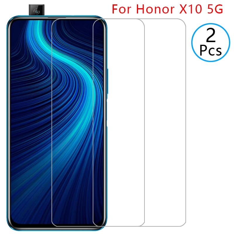 Защитное стекло на honor x10 5g защита экрана закаленное для huawei honer onor x 10 10x6 63 защитная
