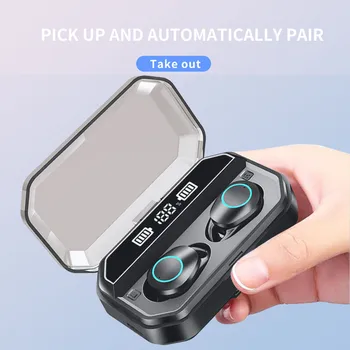 

TWS Wireless Earbuds T19 Stereo Mini Bluetooth Earphone 5.0 With Dual Mic Sports Waterproof Earphones Headset