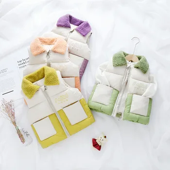 

OLEKID 2020 Autumn Winter Children Vest Warm Kids Boys Sleeveless Jacket 2-6 Years Vest For Girl Toddler Baby Waistcoat