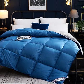 

95 % White Goose/Duck Down Quilt Duvets five star hotel Winter Comforters 100% Cotton Cover King Queen Twin Full Size