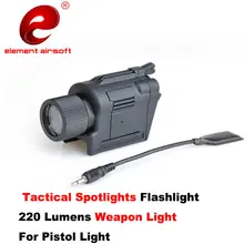 

Element Airsoft Tactical Pistol Flashlight Softair hunting Light 220 Lumens Torch Weapon Light Spotlights White Light
