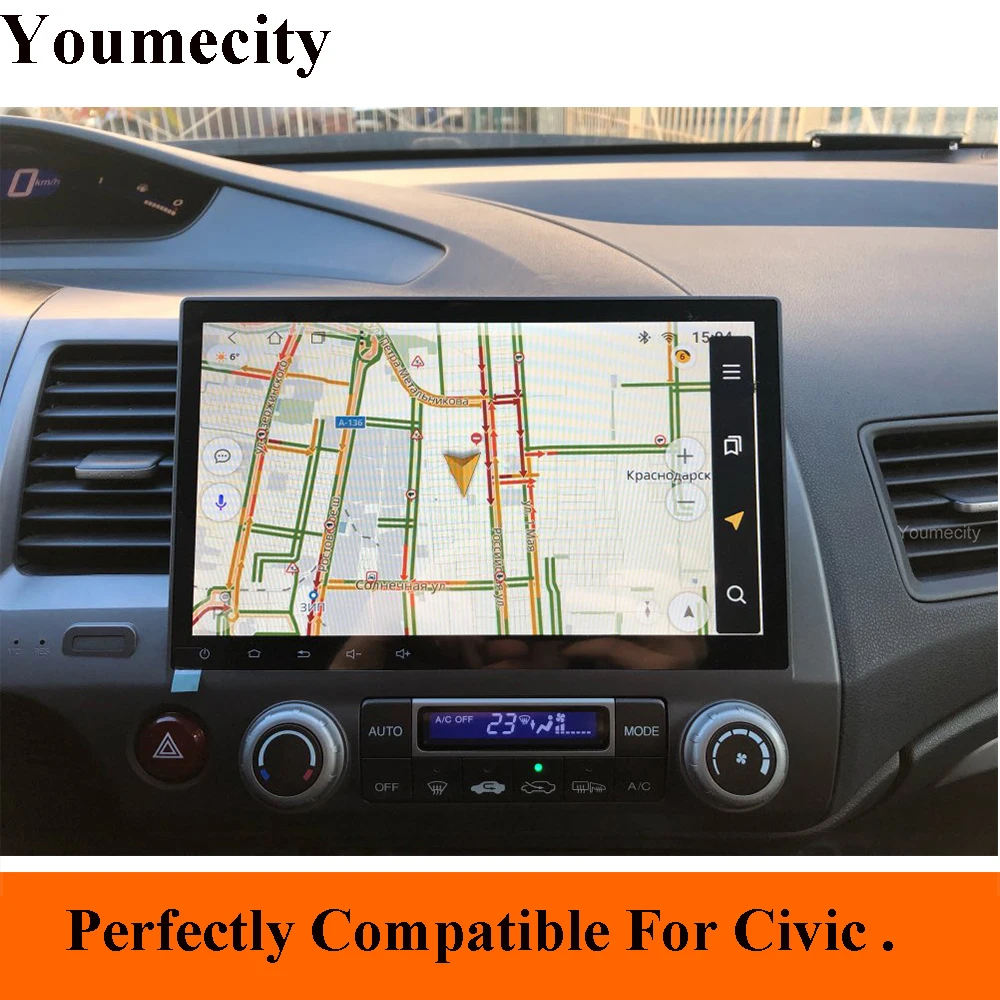 Excellent Android 9.0 Octa Core Car dvd Video headUnit dvd For Honda Civic 2006-2011 Capacitive screen 1024 *600 RDS radio wifi  bluetooth 5