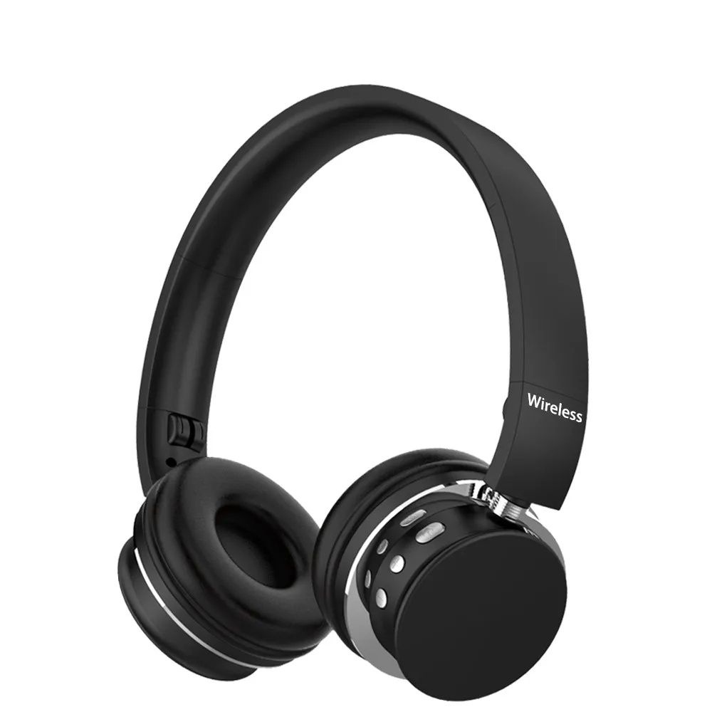 Новые проводные наушники с микрофоном Поддержка TF карта над ухом бас HiFi Звук