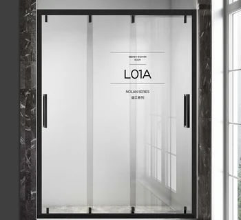 

Dry and wet separation partition of bathroom, glass door, screen, shower room, shower room, household simple bath screen
