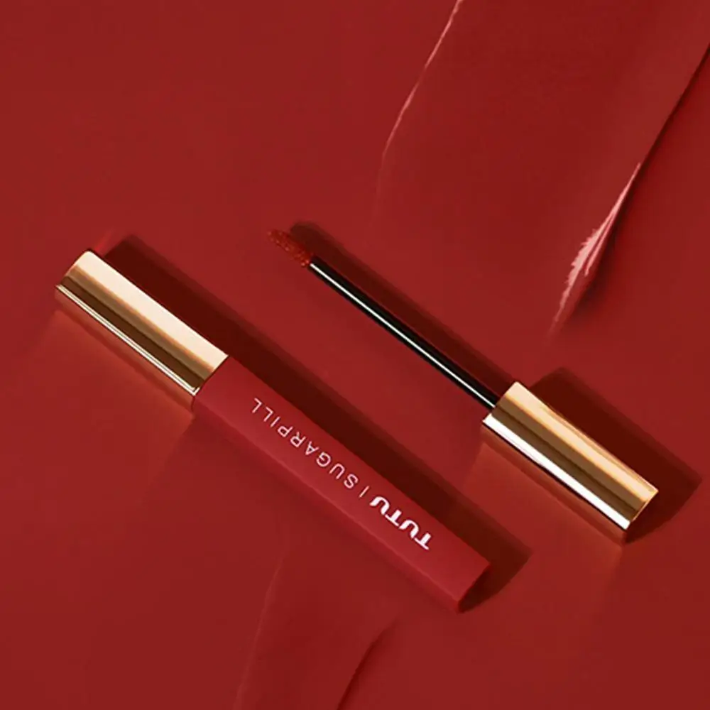 TUTU Matte Lip Gloss Tint Lip Paint Colors Long Lasting Waterproof Liquid Moisturizing Lipstick Beauty Makeup