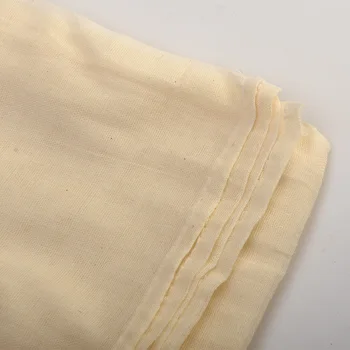 

1.5m Breathable Bean Bread Natural Cotton Reusable Gauze Unbleached Fabric Kitchen Tools Filter Cheesecloth