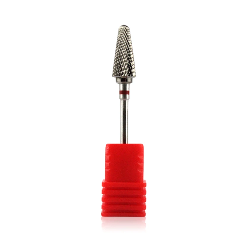 

1Pcs Tungsten Steel Silver Electric Nail Drill Bit Accessories Umbrella Shape UV Gel Polish Remove File Manicure Pedicure Tools