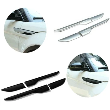 

Car Side Fender Air Wing Vent Cover Trims For Range Rover EVOQUE 2012 2013 2014 2015 2016 2017 2018 Car ABS Accessories Parts