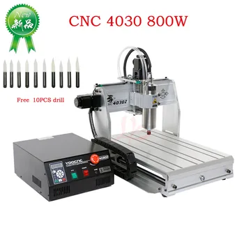 

800W Mini CNC Router 4030 Milling Wood PCB Engraver Machine With ER11 Collet and Stepper motor 3axis